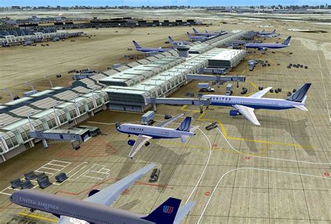 Chicago OHare airport scenery for FSX and FS9